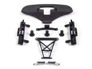 1:6 Primal RC Porsche Rear Bumper, Exhaust and Side Body Mounting Kit