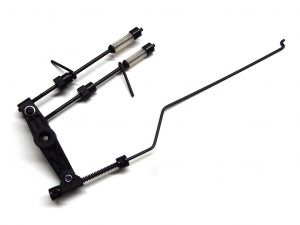30 DEGREE NORTH DTT-7 SHORT COURSE TRUCK Throttle & Brake Linkage Assembly